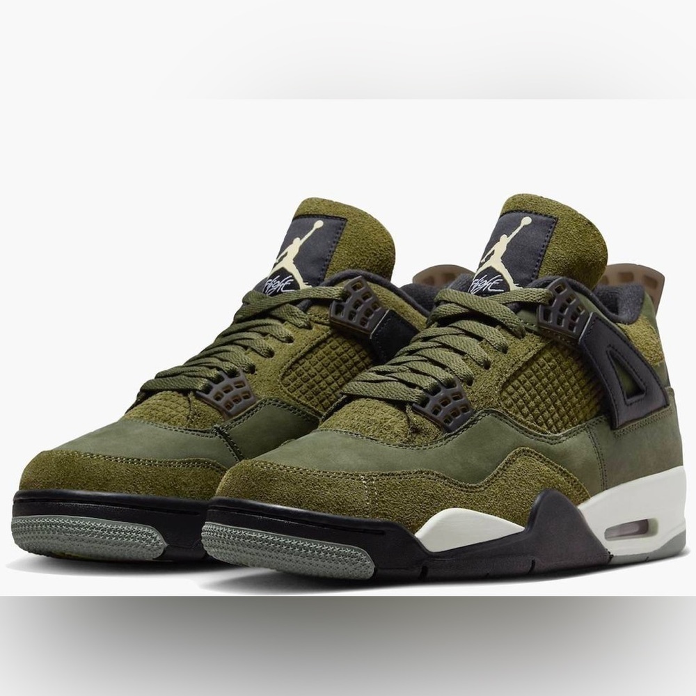 Nike Air Jordan 4 Retro SE Craft Medium Olive sz 12